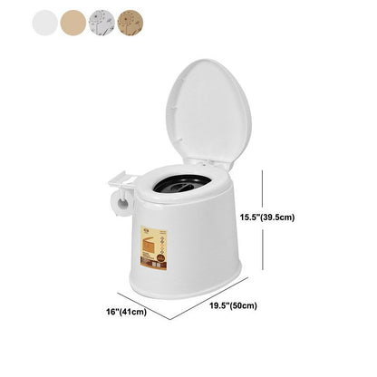 Rynx | Modern Plastic Floor-Mounted Toilet Bowl with Seat for the Bathroom