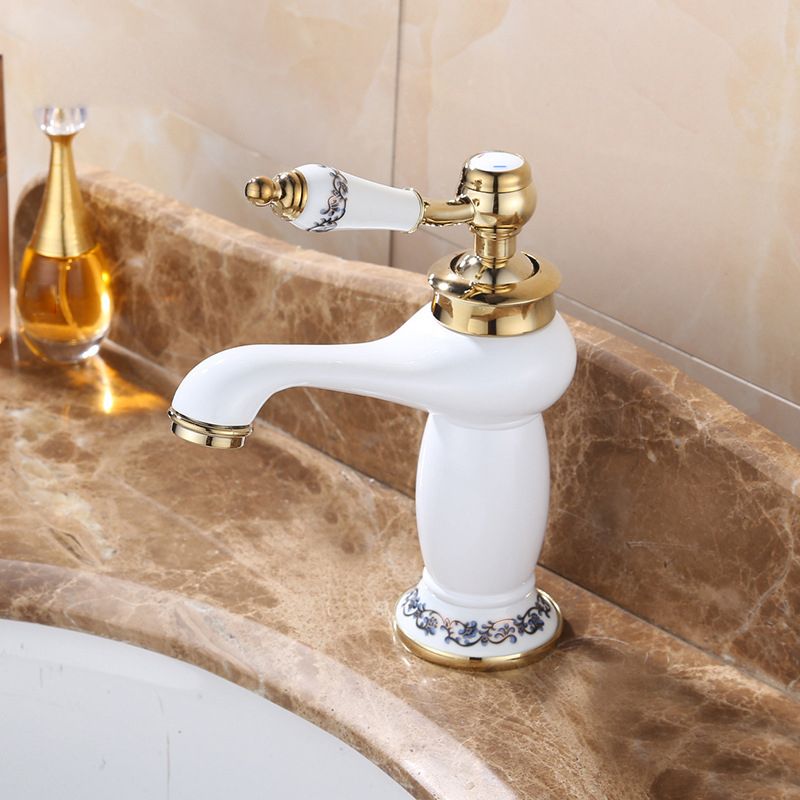 Rynx | Luxury Vessel Faucet Brass Lever Handles Low Arc Sink Faucet