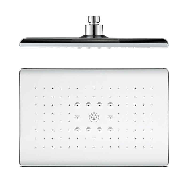 Rynx | Rectangular Fixed Shower Head Traditional Ceiling Mounted Shower Head