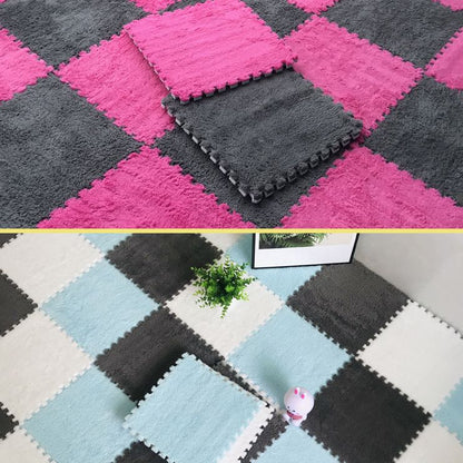 Rynx | Color-Fading-Resistant Carpet Tile Solid Interlocking Carpet Tile