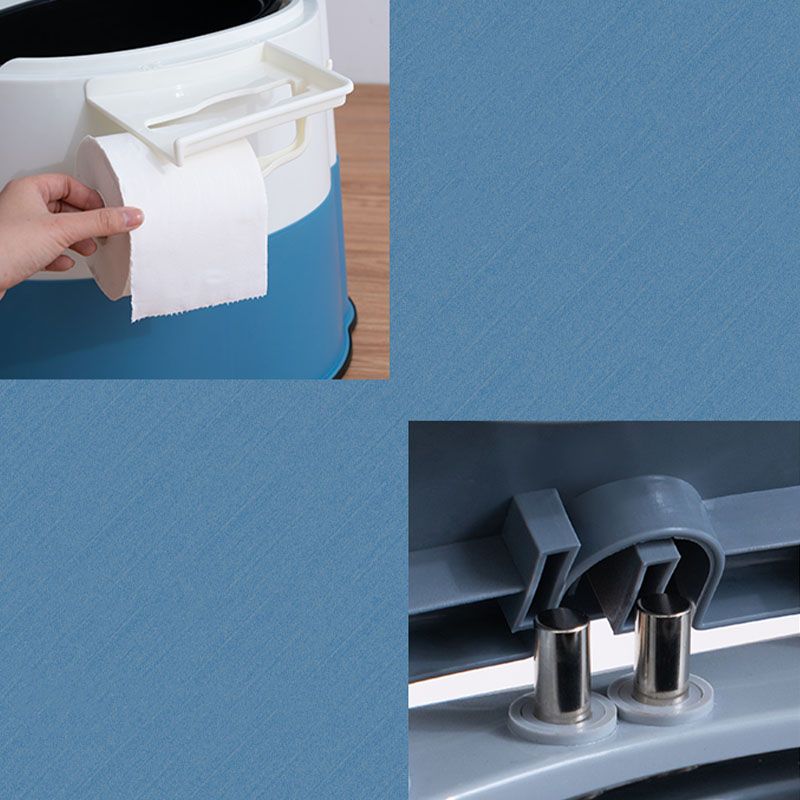 Rynx | Contemporary plastic floor-mounted toilet bowl with toilet seat for the bathroom