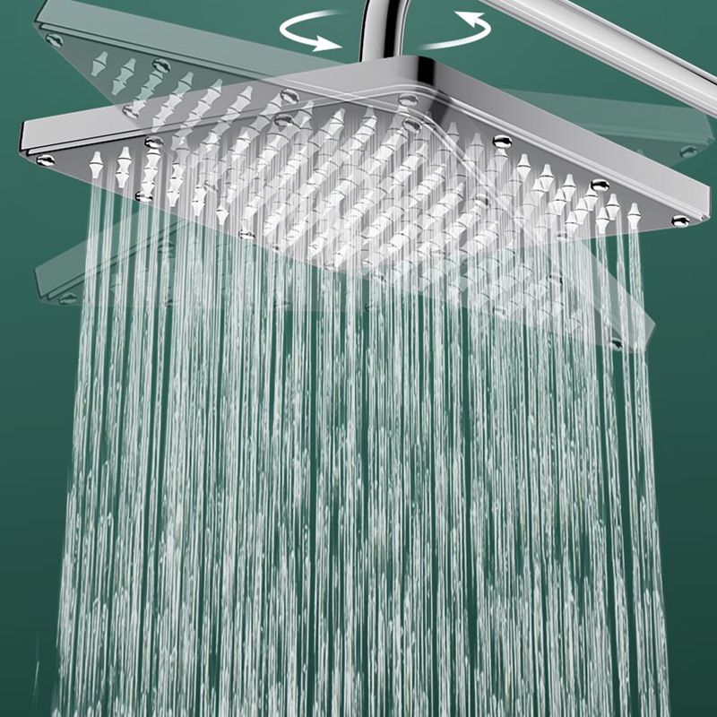 Rynx | Modern Showerhead Combination Double Showerhead Polished Stainless Steel Wall Mounted Showerhead