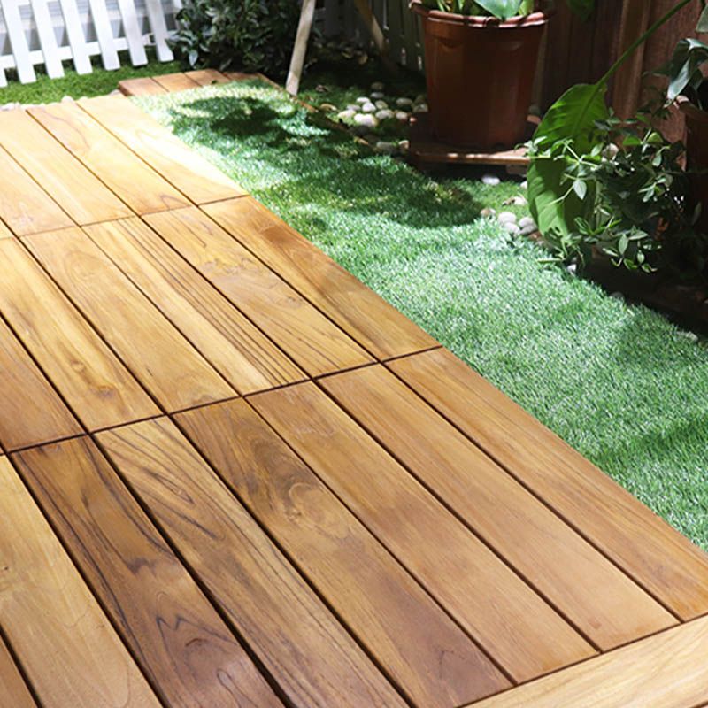 Rynx | Connected outdoor floor tiles wooden planks