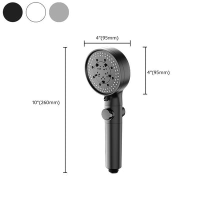 Rynx | Bathroom Shower Head 5-Stream Round Hand Shower Holder Wall Mount Shower Head