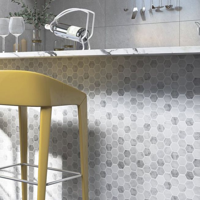 Rynx | Square Peel and Stick Back Wall Modern Plastic Peel and Stick Back Wall