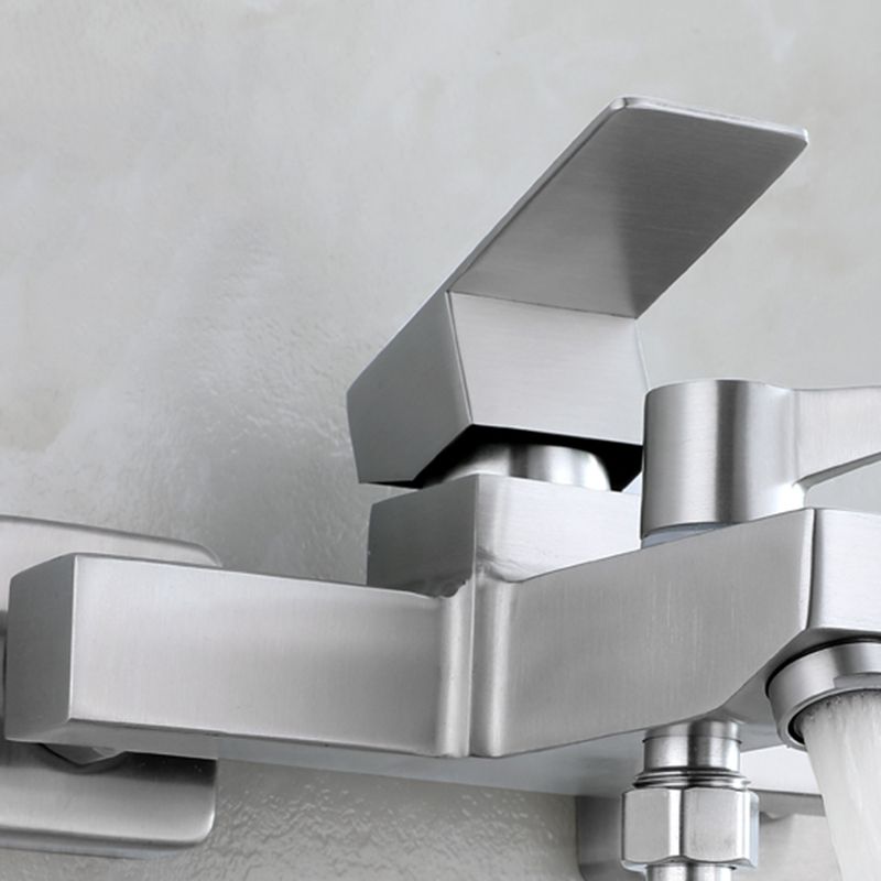 Rynx | Modern Bathtub Faucet Mounting Kit 304 Stainless Steel Wall Mount Bathroom Faucet