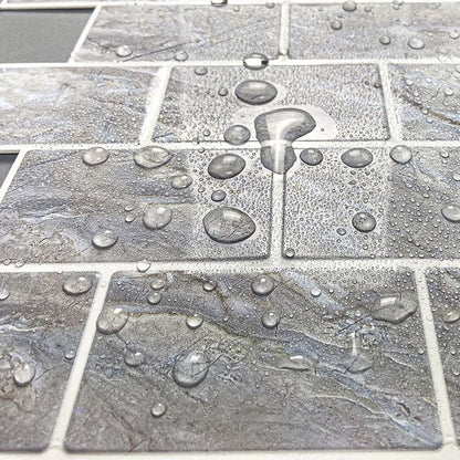 Rynx | Peel and Stick Tiles Subway Rectangle Waterproof PVC Tile-Peel & Stick for the Kitchen 10-Pack