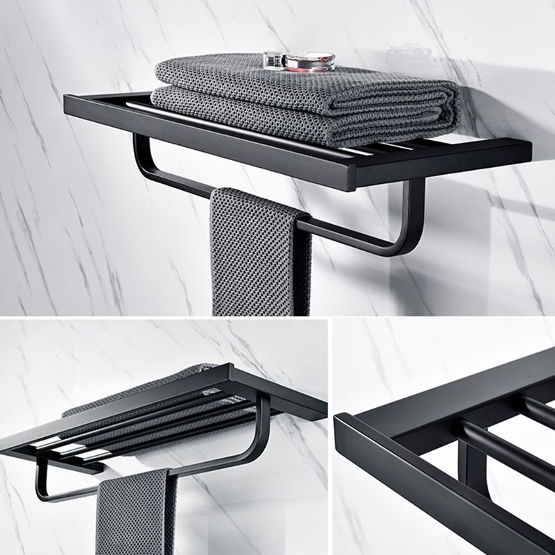 Rynx | 5-piece Modernism Bathroom Accessory Set in Matte Black Stainless Steel