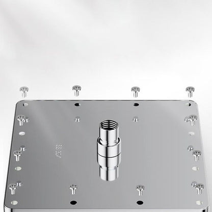 Rynx | Modern Showerhead Combination Double Showerhead Polished Stainless Steel Wall Mounted Showerhead