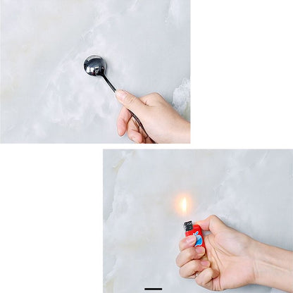 Rynx | Modern Pearl Wall Bowl PVC Wall Access Plate Peel and Adhesion Tin Plate