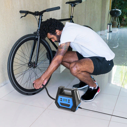 Rynx | 120W Max Power Portable Tire Pump with Digital Display LED Light