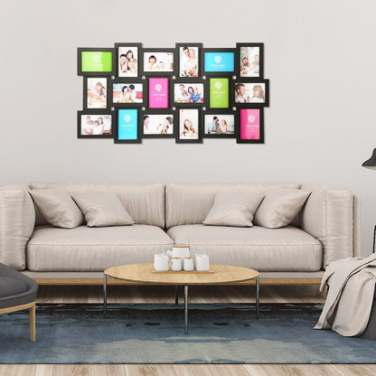 Rynx | 12/18 Picture Frames Collage for Pictures in 4" x 6" Glass Protection