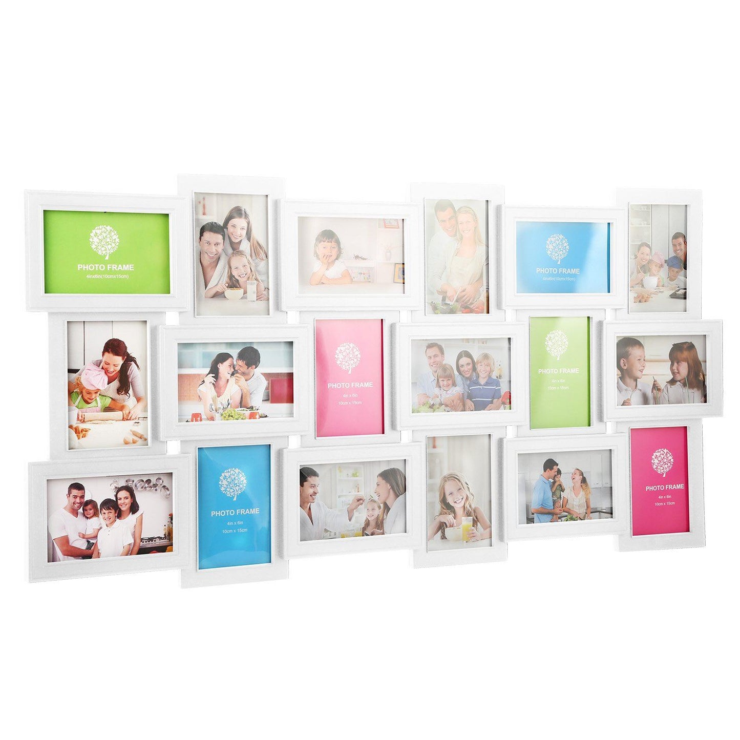 Rynx | 12/18 Picture Frames Collage for Pictures in 4" x 6" Glass Protection