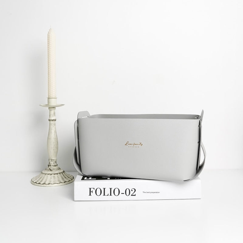 Rynx | Faux leather storage baskets