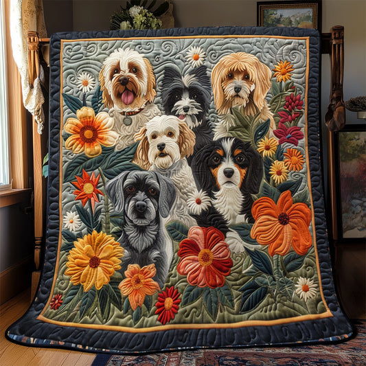 Rynx | Dog Breed Flower Bedspread