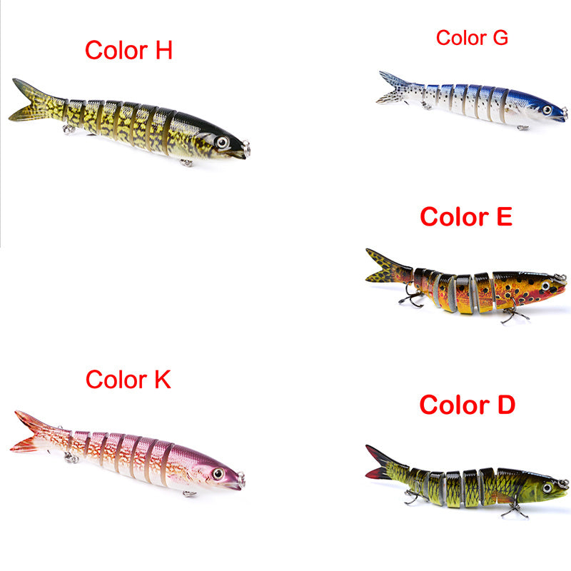 Rynx | Pike fishing lures Artificial Multi Jointed Sections Hard Bait Trolling Pike Carp Fishing Tools