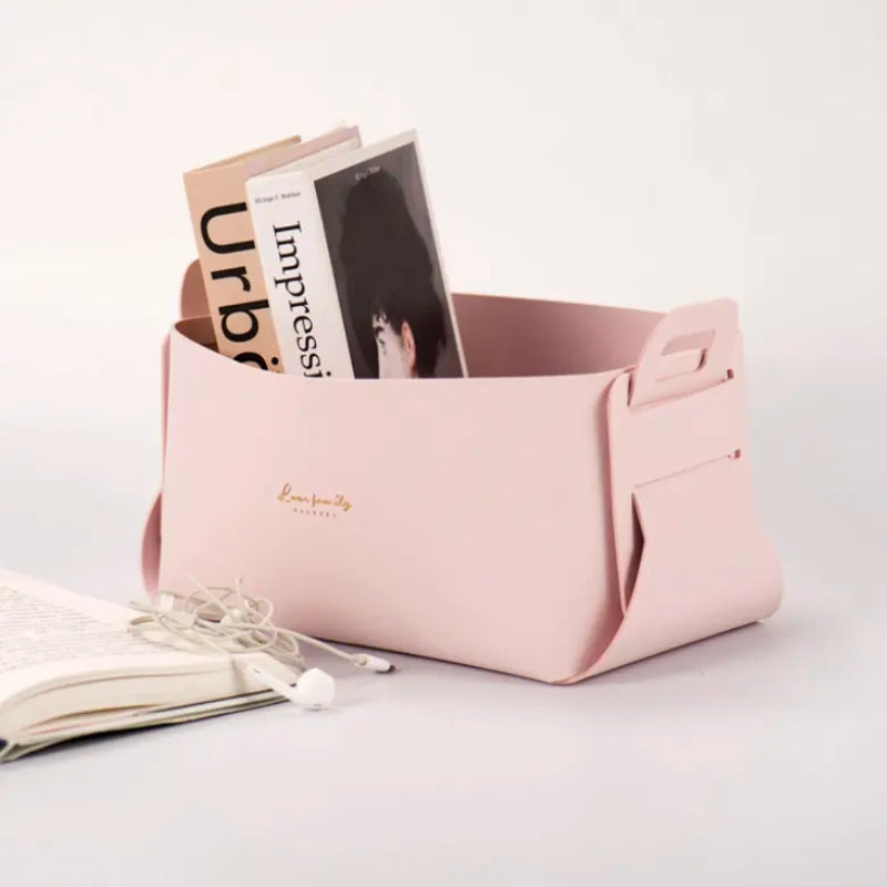 Rynx | Faux leather storage baskets