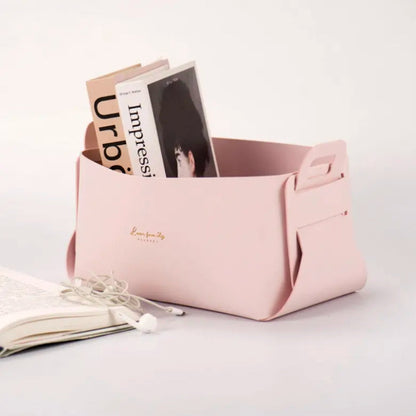 Rynx | Faux leather storage baskets