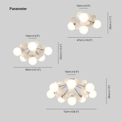 Rynx | Flower Branch Chandelier Living Room