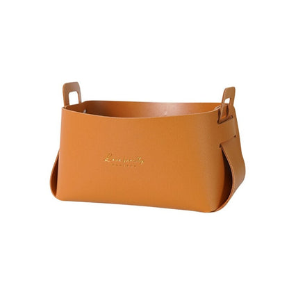 Rynx | Faux leather storage baskets