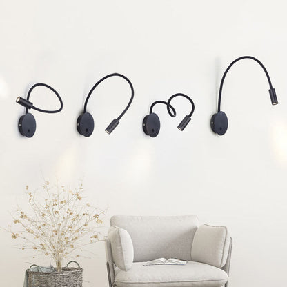 Rynx | Minimalist 1-light LED wall lamp with 360-degree adjustability