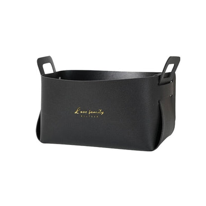 Rynx | Faux leather storage baskets