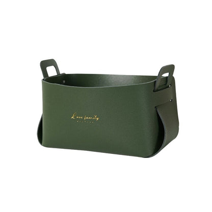 Rynx | Faux leather storage baskets