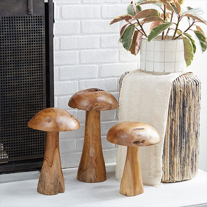 Rynx | Organic wooden mushrooms, set of 3