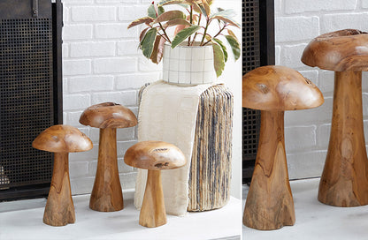 Rynx | Organic wooden mushrooms, set of 3