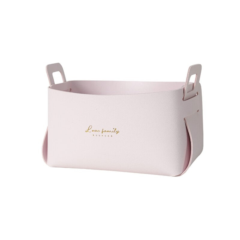 Rynx | Faux leather storage baskets