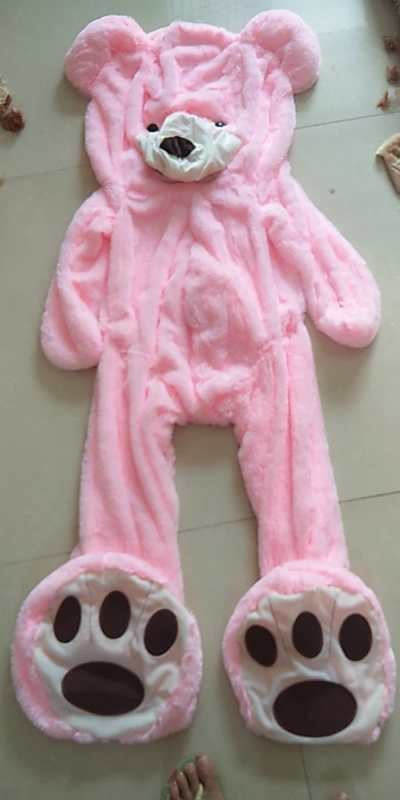 RYNX | Giant Teddy Plush Bear Giant Soft Toys Leather Cover Pink