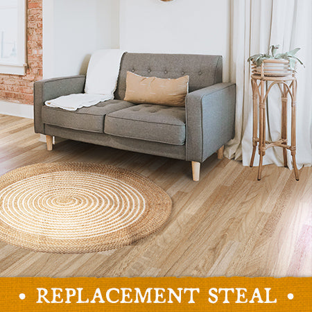 Rynx | Natural round jute accent rug