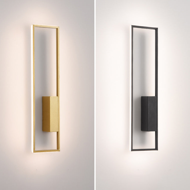 Rynx | Lineva LED Wall Light | Minimalist Rectangle Design | Silicone & Iron | Living Room Lighting