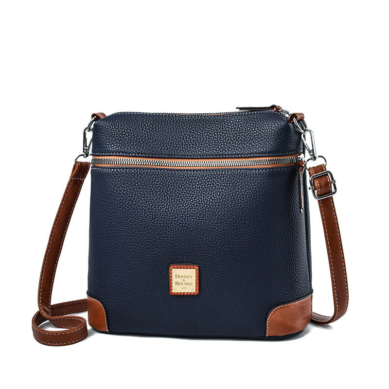 Rynx | Popular Leather Crossbody Success navy blue