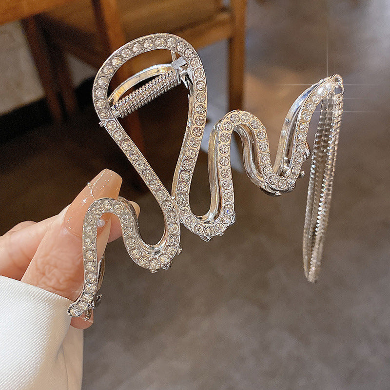 Rynx | Snake Hair Clip with Rhinestones