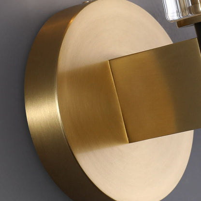 Rynx | Gloriana Crystal Wall Sconce | Modern Brass | 1/2 Lights | Elegant Lighting