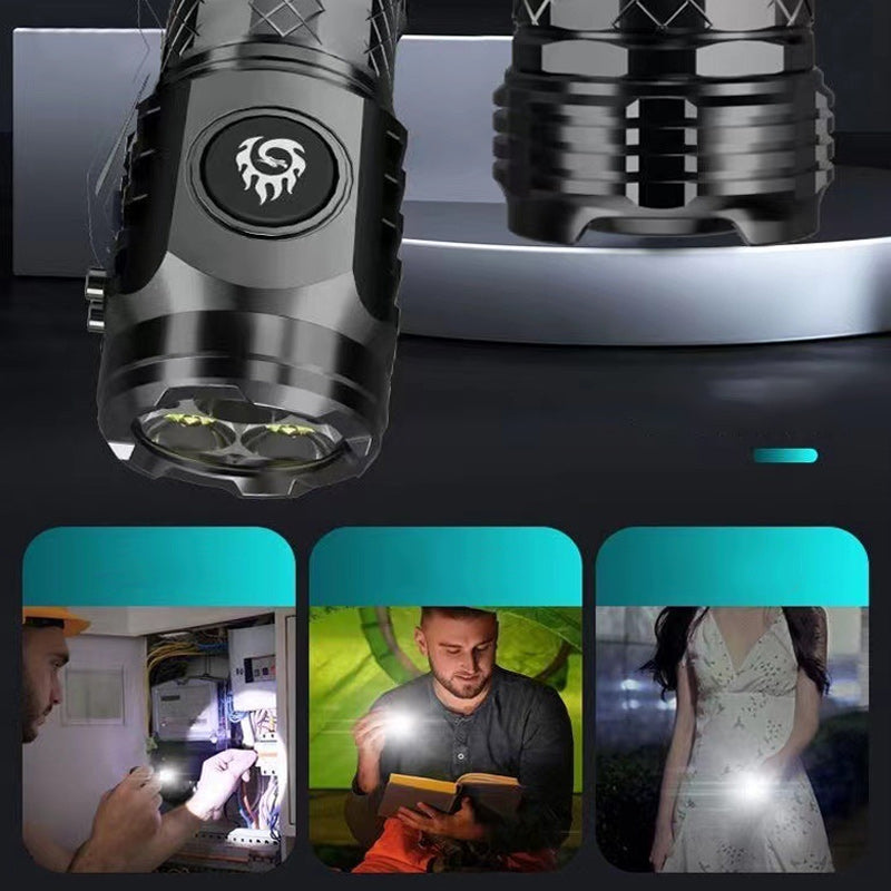 Rynx | Mini flashlight with three-eyed monster