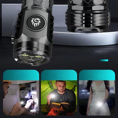 Rynx | Mini flashlight with three-eyed monster