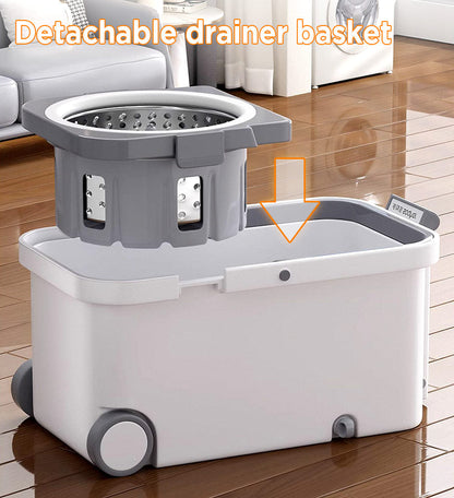 RYNX | 360° Rotatable Mop And Bucket Set With Wringing System F63