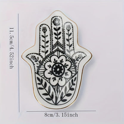 Rynx | PalmTray - Oval Ceramic Jewelry Tray