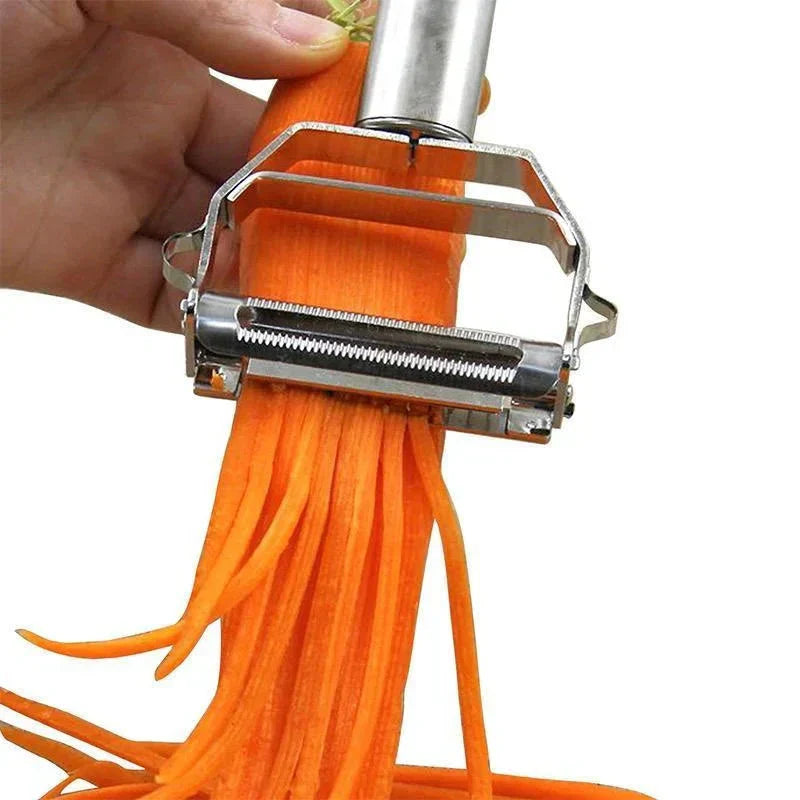 RYNX | Ultra-Sharp Stainless Steel Multifunctional Vegetable Slicer & Julienne Cutter Potato Carrot Grater