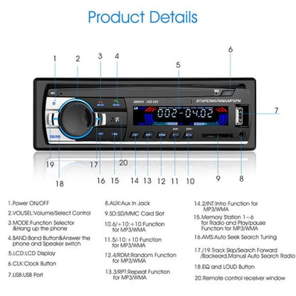 Rynx | 12V Bluetooth Car Stereo