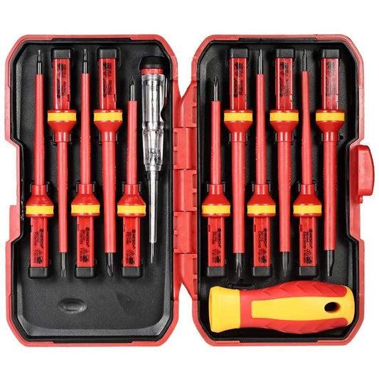 Rynx | 13-Piece: 1000V Replaceable Insulated Screwdriver Set