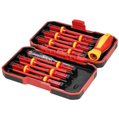 Rynx | 13-Piece: 1000V Replaceable Insulated Screwdriver Set