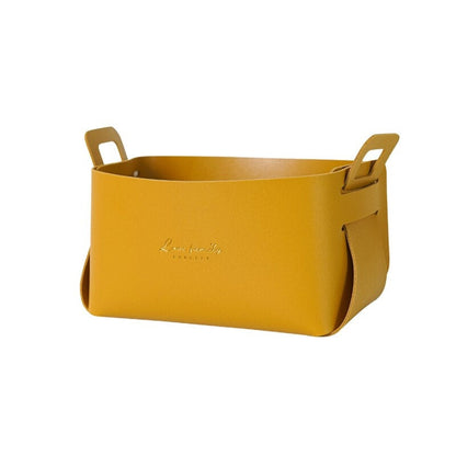 Rynx | Faux leather storage baskets