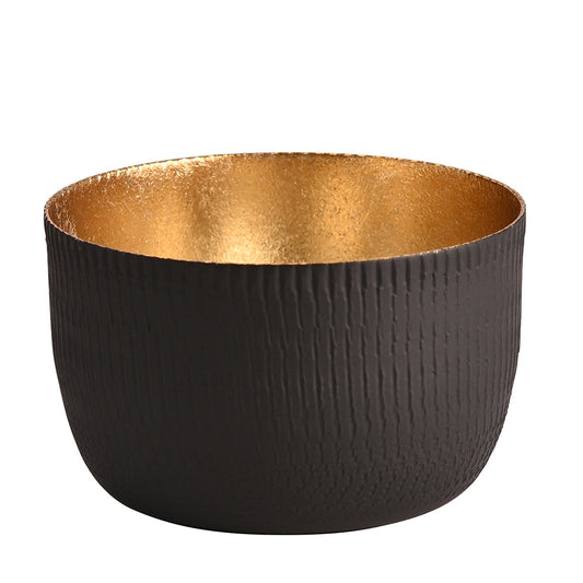 Rynx | Lantern Madras textured black-gold small