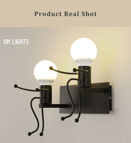 Rynx | Metal Master - Robot Wall Lamp of Wrought Iron