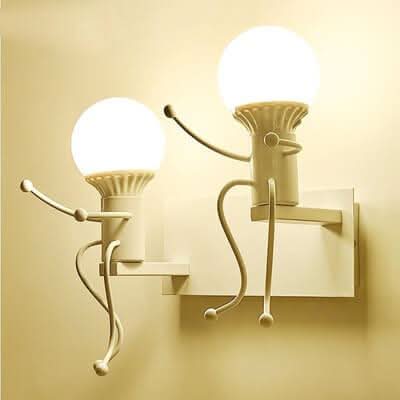 Rynx | Metal Master - Robot Wall Lamp of Wrought Iron