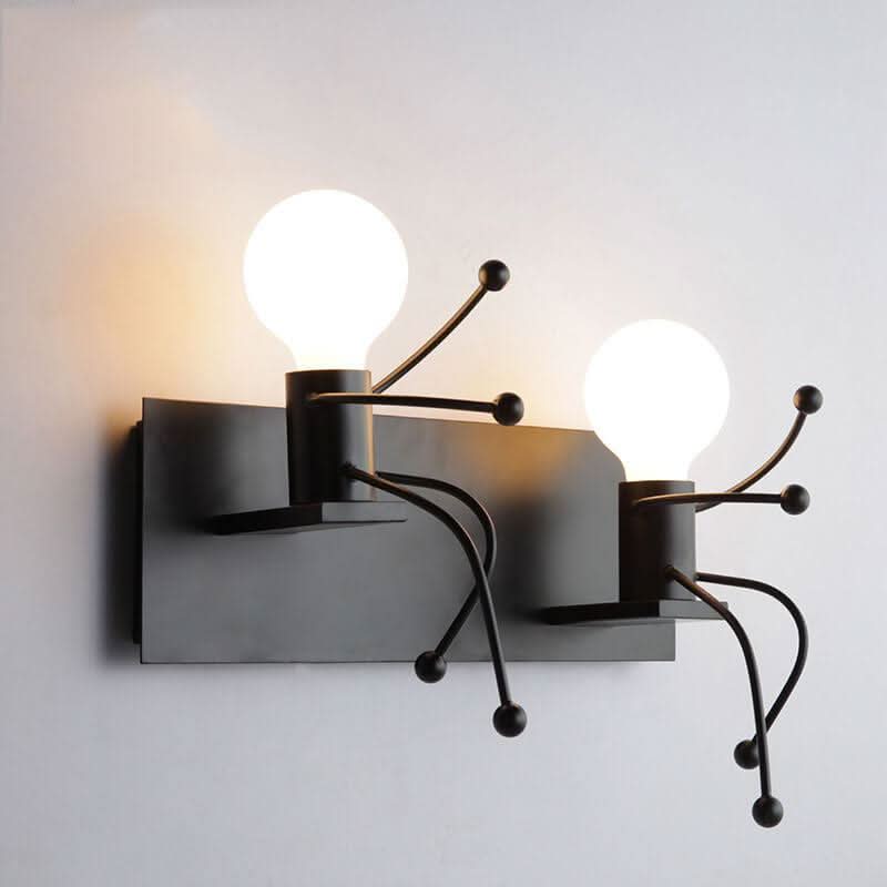 Rynx | Metal Master - Robot Wall Lamp of Wrought Iron