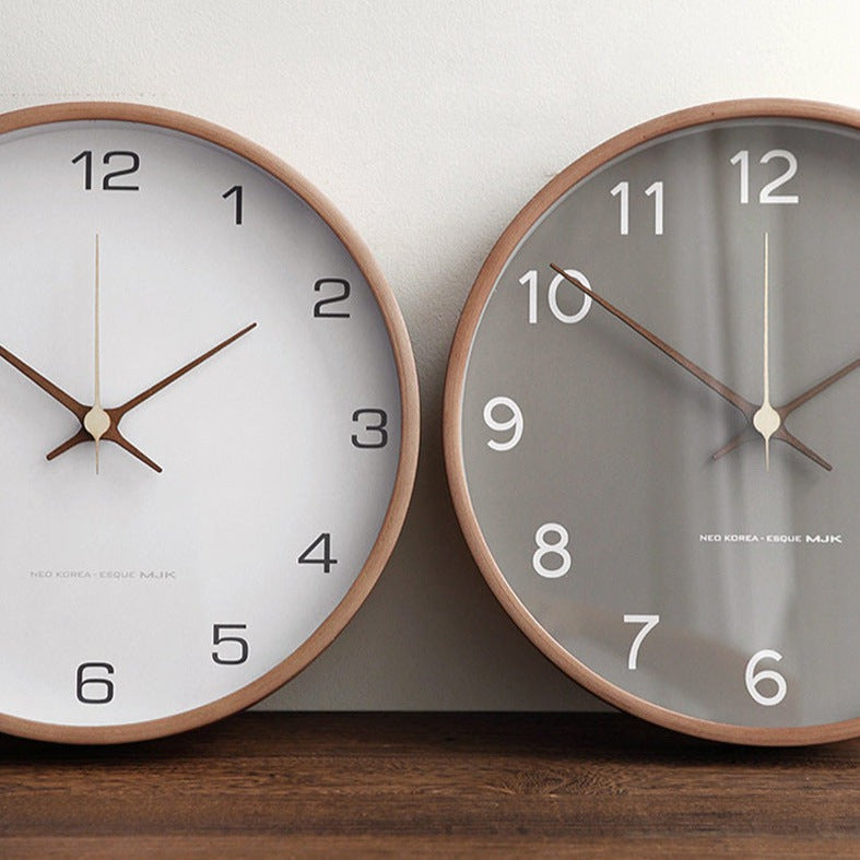RYNX | Analog Wall Decoration - Wooden Clock For Home